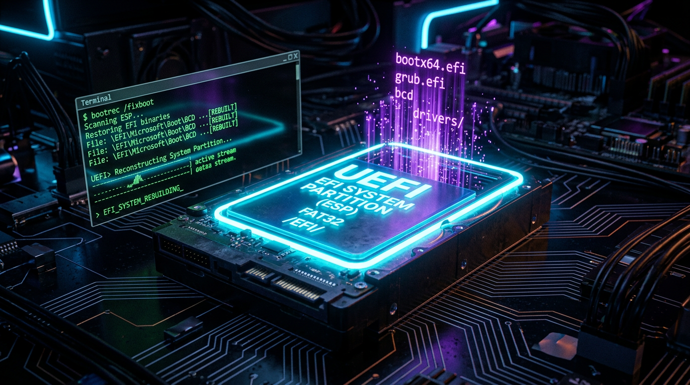 Bootrec /Fixboot Access Is Denied: Repair the EFI Boot Files Safely